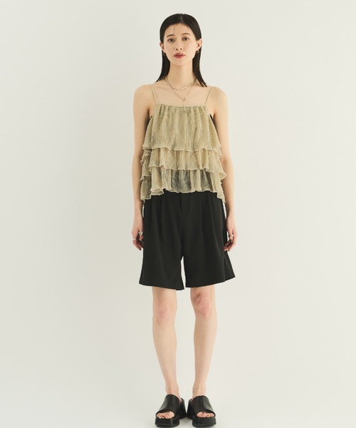 MERLOT（メルロー）の「2wayティアードキャミソール（キャミソール・レディース・ゴールド/シルバー・FREE）」の18枚目の写真