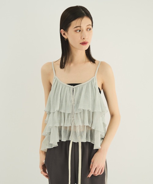 MERLOT（メルロー）の「2wayティアードキャミソール（キャミソール・レディース・ゴールド/シルバー・FREE）」の21枚目の写真