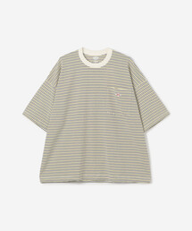 DANTON（ダントン）の「DANTON | ビッグ ポケットTシャツ STRIPE MEN（Tシャツ/カットソー・メンズ）」