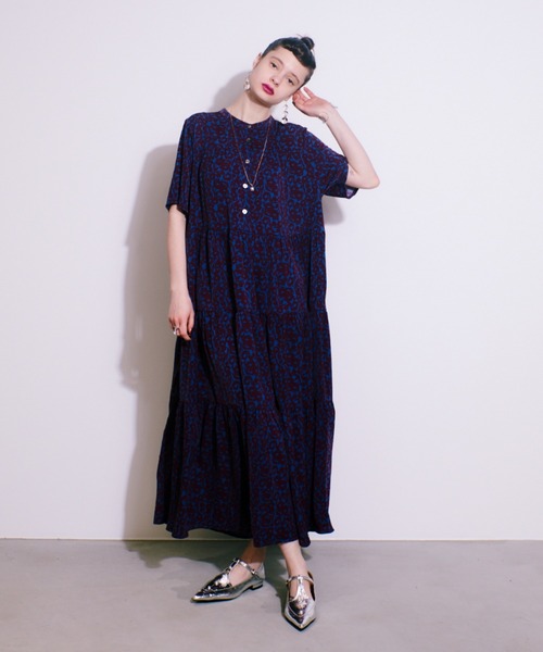 manana suerte（マニャーナスエルテ）の「FLOWERプリントティアード