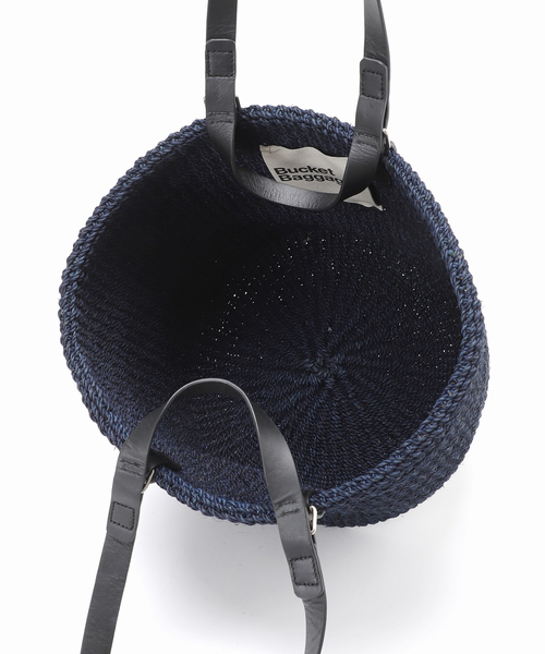 VERMEIL par iena（ヴェルメイユパーイエナ）の「BUCKET BAGGAGE（バケットバゲージ） HS Basket L AM24SSS111（かごバッグ・レディース・ネイビー・FREE）」の10枚目の写真