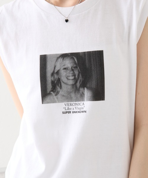 mystic（ミスティック）の「[super unknown]ノースリgirlTシャツ（Tシャツ/カットソー・レディース・ホワイト系その他/ホワイト系その他2・FREE）」の13枚目の写真