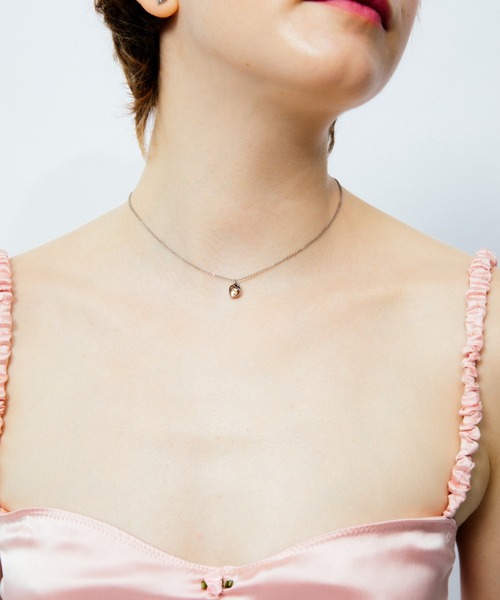 whim（ウィム）の「【NEW】Heart Stone Necklace（ネックレス・レディース・パープル/グリーン/ピンク・FREE）」の8枚目の写真