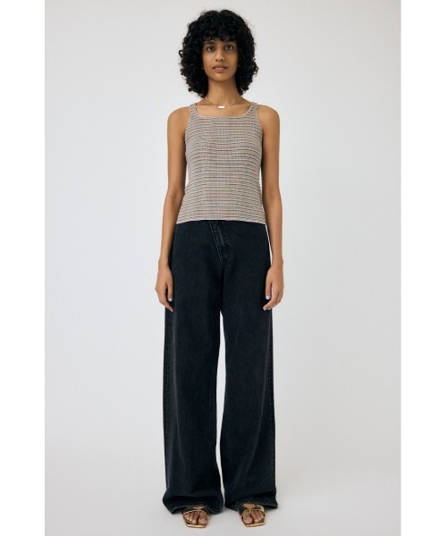 MOUSSY（マウジー）の「THIN BORDER タンクトップ（タンクトップ・レディース・ピンク/ブラウン・FREE）」の11枚目の写真