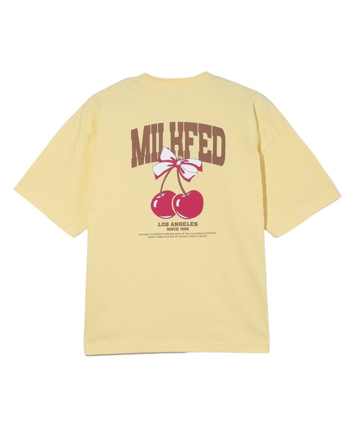 MILKFED.(ミルクフェド)の「RIBBON AND CHERRY WIDE S/S TEE(Tシャツ/カットソー・レディース・ライトイエロー/ブラック/ライトピンク/ホワイト・M/L)」の18枚目の写真