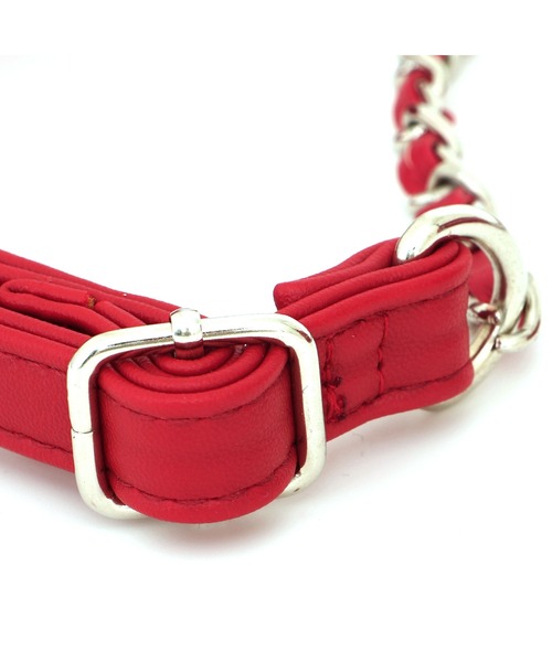 JENNI（ジェニィ）の「ハート型キルティングショルダー（ショルダーバッグ・キッズ・レッド/ブラック/オフホワイト・F）」の4枚目の写真