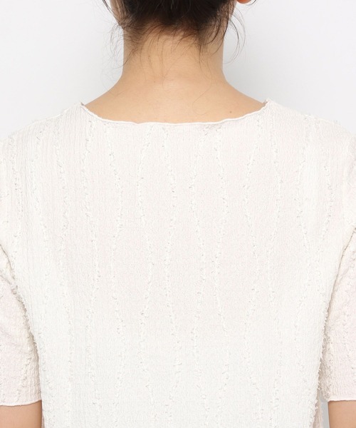 LOWRYS FARM(ローリーズファーム)の「フリンジ5S 121024(Tシャツ/カットソー・レディース・グリーン/ホワイト/ブラック・FREE)」の14枚目の写真