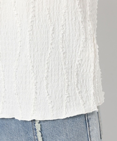 LOWRYS FARM(ローリーズファーム)の「フリンジ5S 121024(Tシャツ/カットソー・レディース・グリーン/ホワイト/ブラック・FREE)」の17枚目の写真