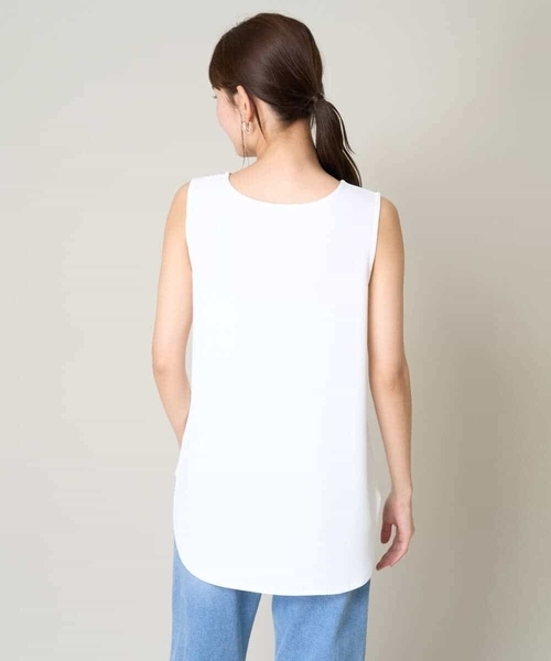 a.v.v（アーヴェヴェ）の「ラウンドヘムタンクトップ（タンクトップ・レディース・ホワイト・36/38/42/40/34）」の12枚目の写真