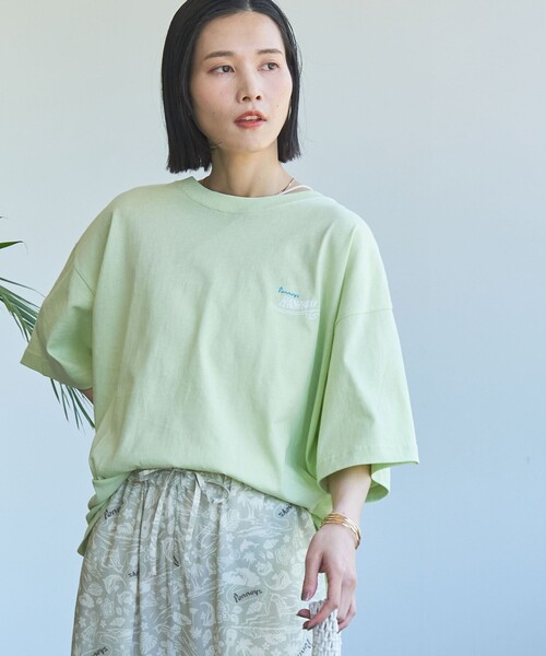 PENNEYS(ぺニーズ)の「PenneysHAWAII(ぺニーズハワイ)別注サマーウェーブTシャツ(Tシャツ/カットソー・レディース・ダークグレー/ケリーグリーン/オフホワイト・FREE)」の10枚目の写真