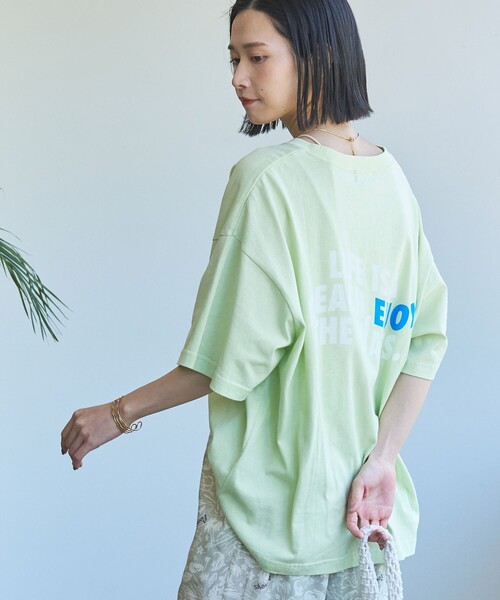 PENNEYS(ぺニーズ)の「PenneysHAWAII(ぺニーズハワイ)別注サマーウェーブTシャツ(Tシャツ/カットソー・レディース・ダークグレー/ケリーグリーン/オフホワイト・FREE)」の12枚目の写真
