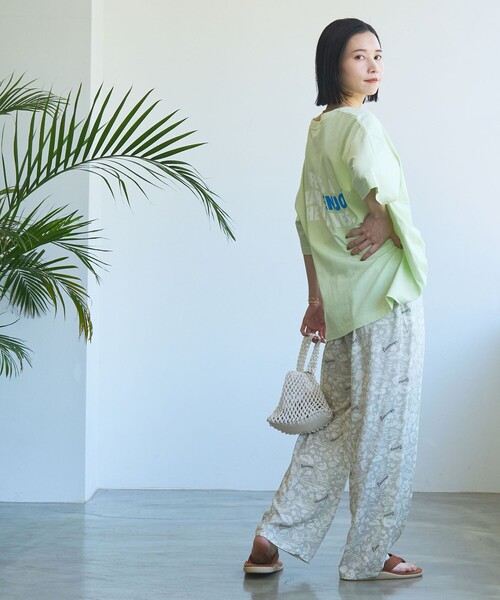 PENNEYS(ぺニーズ)の「PenneysHAWAII(ぺニーズハワイ)別注サマーウェーブTシャツ(Tシャツ/カットソー・レディース・ダークグレー/ケリーグリーン/オフホワイト・FREE)」の16枚目の写真