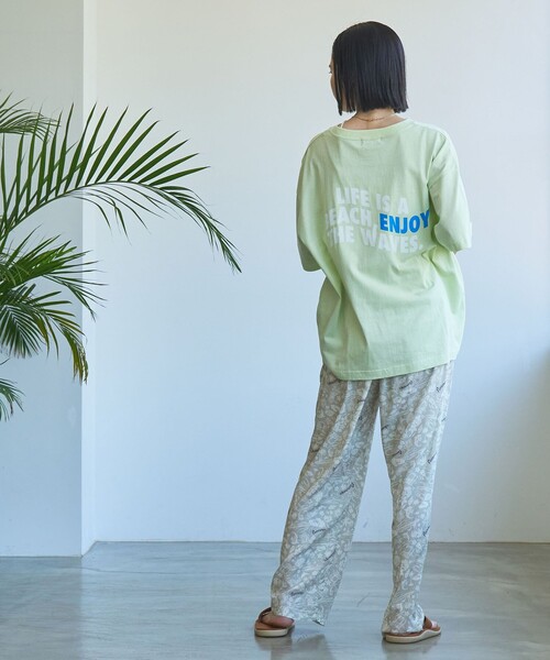 PENNEYS(ぺニーズ)の「PenneysHAWAII(ぺニーズハワイ)別注サマーウェーブTシャツ(Tシャツ/カットソー・レディース・ダークグレー/ケリーグリーン/オフホワイト・FREE)」の22枚目の写真