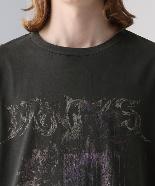 HARE（ハレ）の「コラージュモチーフバンドT(HARE)（Tシャツ/カットソー・メンズ・グレー/ブラック・FREE）」の10枚目の写真