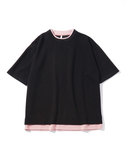 INASTUDIOS ZOO(イーナストゥディオスズー)の「「INASTUDIOS SELECT」ダンボールニット フェイクレイヤー クルーTシャツ(Tシャツ/カットソー・メンズ・ホワイト/サックスブルー/ブラック/ベージュ・X-LARGE/LARGE/MEDIUM)」の19枚目の写真