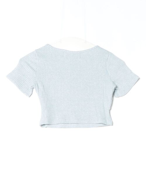 .KOM（ドットコム）の「A'GEM/9 × .kom 『.KOM/ドットケーオーエム』 蝶チャーム トップス（その他トップス・レディース・ライトブルー・FREE）」の8枚目の写真