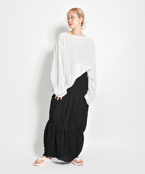 CITYSHOP（シティーショップ）の「ASA/C BIO WASH PULLOVER：ブラウス