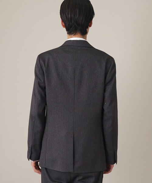 THE SHOP TK （ザ ショップ ティーケー ）の「◆AVANTウーリーヘリンボンジャケット【セットアップ可/ビジネス対応/洗える/ストレッチ素材/シワになりにくい】（テーラードジャケット・メンズ・チャコール/ブラウン系6/ネイビー系5・01/02/03/04）」の10枚目の写真