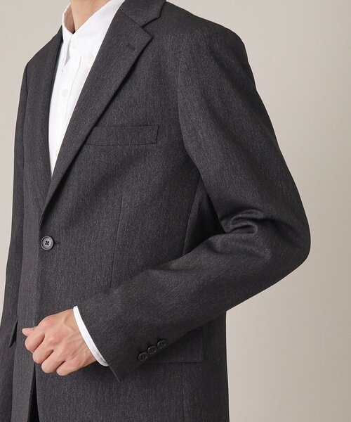 THE SHOP TK （ザ ショップ ティーケー ）の「◆AVANTウーリーヘリンボンジャケット【セットアップ可/ビジネス対応/洗える/ストレッチ素材/シワになりにくい】（テーラードジャケット・メンズ・チャコール/ブラウン系6/ネイビー系5・01/02/03/04）」の12枚目の写真