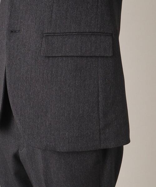 THE SHOP TK （ザ ショップ ティーケー ）の「◆AVANTウーリーヘリンボンジャケット【セットアップ可/ビジネス対応/洗える/ストレッチ素材/シワになりにくい】（テーラードジャケット・メンズ・チャコール/ブラウン系6/ネイビー系5・01/02/03/04）」の13枚目の写真