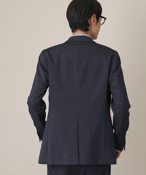 THE SHOP TK （ザ ショップ ティーケー ）の「◆AVANTウーリーヘリンボンジャケット【セットアップ可/ビジネス対応/洗える/ストレッチ素材/シワになりにくい】（テーラードジャケット・メンズ・チャコール/ブラウン系6/ネイビー系5・01/02/03/04）」の22枚目の写真