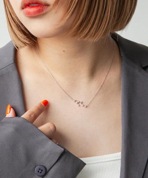 Chillfar（チルファー）の「シルバーネックレス レディース 十二星座（ネックレス・レディース・K/L/B/G/H/J/C/D/E/F/A/I・FREE）」の5枚目の写真