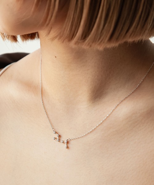 Chillfar（チルファー）の「シルバーネックレス レディース 十二星座（ネックレス・レディース・K/L/B/G/H/J/C/D/E/F/A/I・FREE）」の6枚目の写真