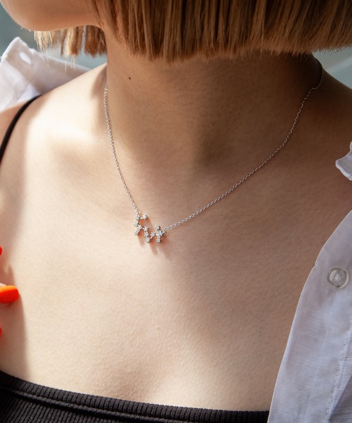 Chillfar（チルファー）の「シルバーネックレス レディース 十二星座（ネックレス・レディース・K/L/B/G/H/J/C/D/E/F/A/I・FREE）」の8枚目の写真