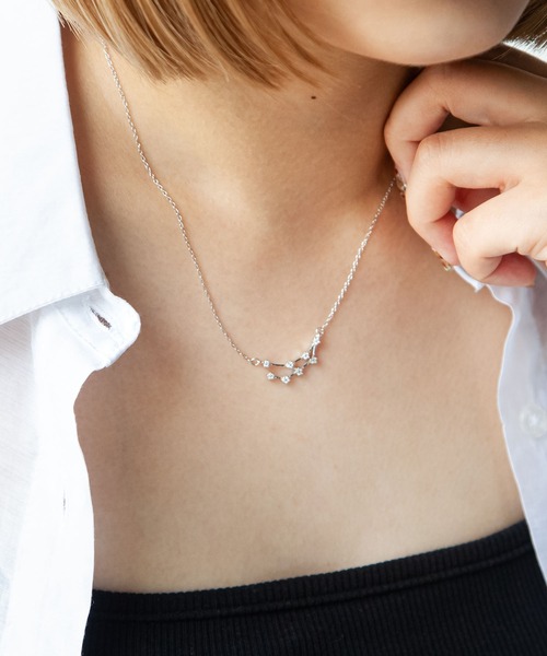 Chillfar（チルファー）の「シルバーネックレス レディース 十二星座（ネックレス・レディース・K/L/B/G/H/J/C/D/E/F/A/I・FREE）」の10枚目の写真