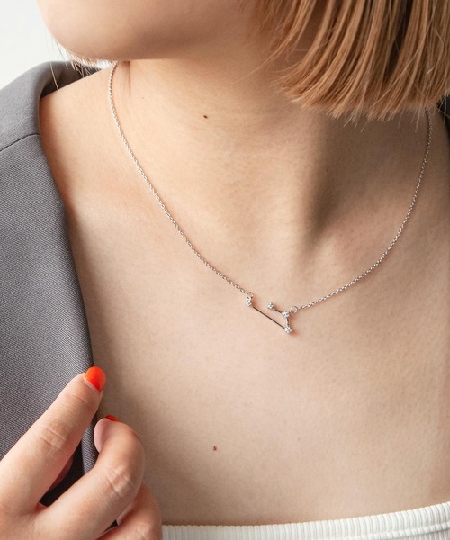 Chillfar（チルファー）の「シルバーネックレス レディース 十二星座（ネックレス・レディース・K/L/B/G/H/J/C/D/E/F/A/I・FREE）」の15枚目の写真