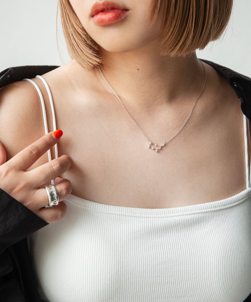 Chillfar（チルファー）の「シルバーネックレス レディース 十二星座（ネックレス・レディース・K/L/B/G/H/J/C/D/E/F/A/I・FREE）」の18枚目の写真