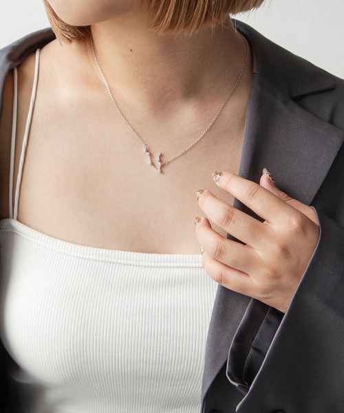 Chillfar（チルファー）の「シルバーネックレス レディース 十二星座（ネックレス・レディース・K/L/B/G/H/J/C/D/E/F/A/I・FREE）」の20枚目の写真