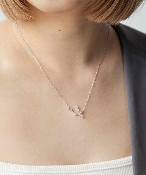 Chillfar（チルファー）の「シルバーネックレス レディース 十二星座（ネックレス・レディース・K/L/B/G/H/J/C/D/E/F/A/I・FREE）」の21枚目の写真