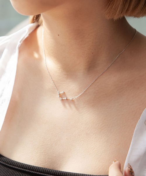 Chillfar（チルファー）の「シルバーネックレス レディース 十二星座（ネックレス・レディース・K/L/B/G/H/J/C/D/E/F/A/I・FREE）」の22枚目の写真