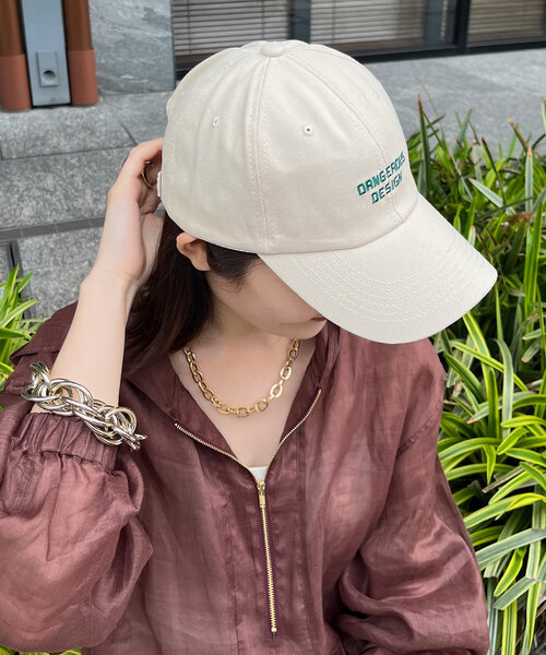 DouDou(ドゥドゥ)の「2段刺繍ロゴキャップ(キャップ・レディース・グリーン/ブラウン/ベージュ・FREE)」の15枚目の写真