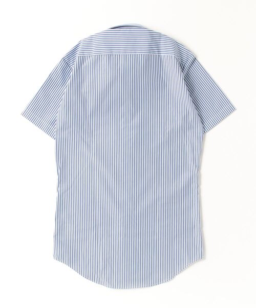 TOKYO SHIRTS（トウキョウシャツ）の「形態安定ノーアイロン ボタンダウン 半袖ビジネスワイシャツ（ビジネスシャツ・メンズ・ブルー・首回り39cm/首回り41cm/首回り42cm/首回り43cm/首回り37cm）」の2枚目の写真