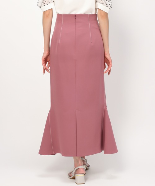 MISCH MASCH（ミッシュマッシュ）の「配色ステッチマーメイドスカート/MM437203（スカート・レディース・ブラック/ピンク/ブルー/モカ・S/M）」の17枚目の写真