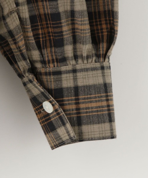 LOWRYS FARM（ローリーズファーム）の「ビッグリボンブラウス　 143783（シャツ/ブラウス・キッズ・ブラウン/ブルー・140cm/130cm/120cm/110cm/150cm）」の9枚目の写真