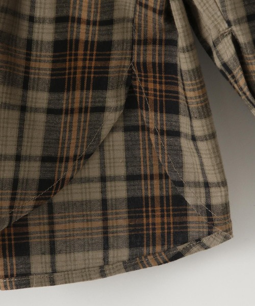 LOWRYS FARM（ローリーズファーム）の「ビッグリボンブラウス　 143783（シャツ/ブラウス・キッズ・ブラウン/ブルー・140cm/130cm/120cm/110cm/150cm）」の8枚目の写真