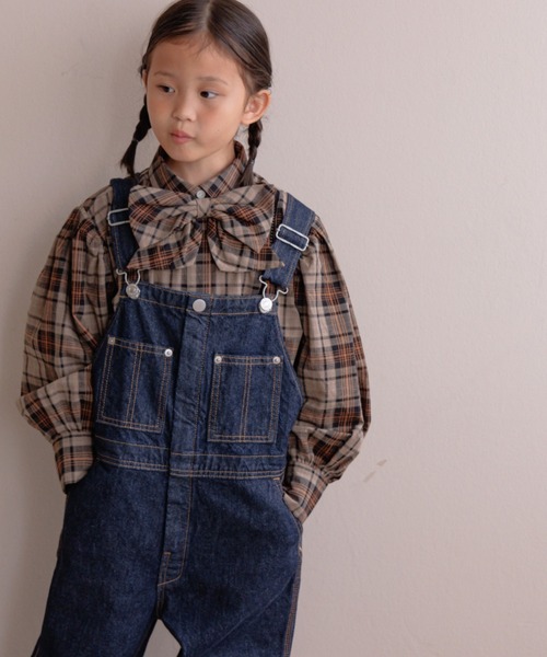 LOWRYS FARM（ローリーズファーム）の「ビッグリボンブラウス　 143783（シャツ/ブラウス・キッズ・ブラウン/ブルー・140cm/130cm/120cm/110cm/150cm）」の18枚目の写真