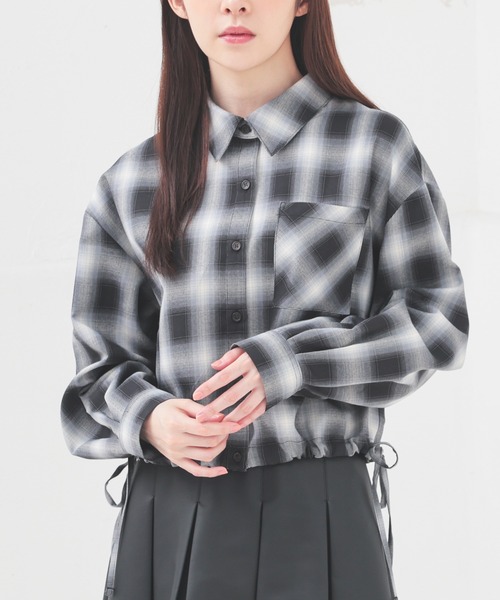 Honeys（ハニーズ）の「裾ドロストシャツ（シャツ/ブラウス）」 - WEAR