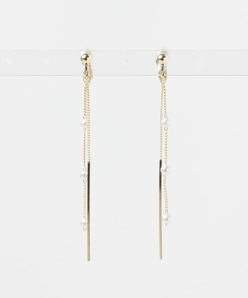 SMELLY（スメリー）の「ミニパールチェーンイヤリング（イヤリング・レディース・ゴールド系その他・-）」の10枚目の写真