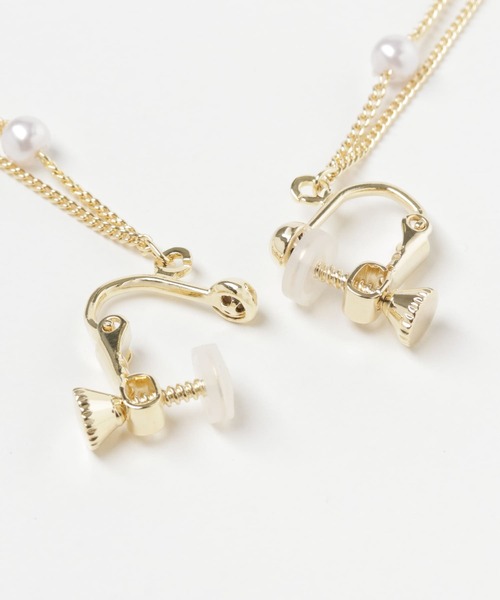 SMELLY（スメリー）の「ミニパールチェーンイヤリング（イヤリング・レディース・ゴールド系その他・-）」の11枚目の写真