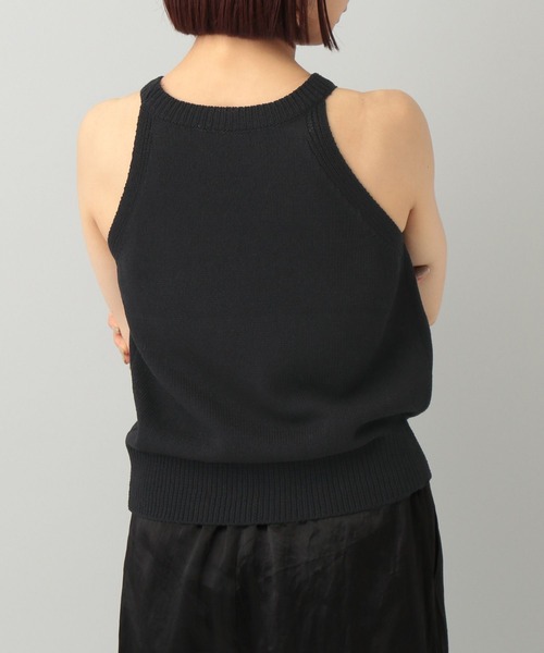 e/rm（イーアールエム）の「アメスリニットノースリーブ（タンクトップ・レディース・ブラック/オフホワイト・FREE）」の20枚目の写真