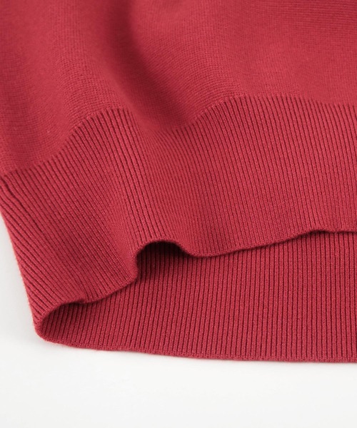 titivate(ティティベイト)の「スウェットライククルーネックニット(ニット/セーター・レディース・ブラック/アイボリー/イエロー/グレー/ライトグリーン/レッド/ホワイト系その他/キャメル/ライトピンク/ネイビー・FREE)」の22枚目の写真