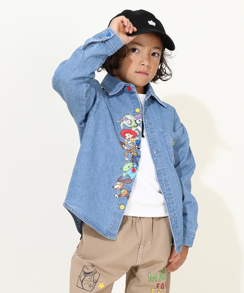 Disney（ディズニー）の「親子お揃い ディズニー トイ・ストーリー 刺繍シャツ 9617K（シャツ/ブラウス・キッズ・ライトインディゴブルー・100cm/120cm/140cm/150cm/90cm/110cm/130cm）」の10枚目の写真