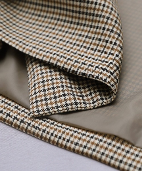 reca（レカ）の「先染チェックテーラードジャケット（テーラードジャケット・レディース・ベージュ/グレー・M）」の16枚目の写真