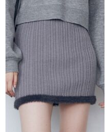 EMODA | シャギーエッジミニマルスカート(スカート)