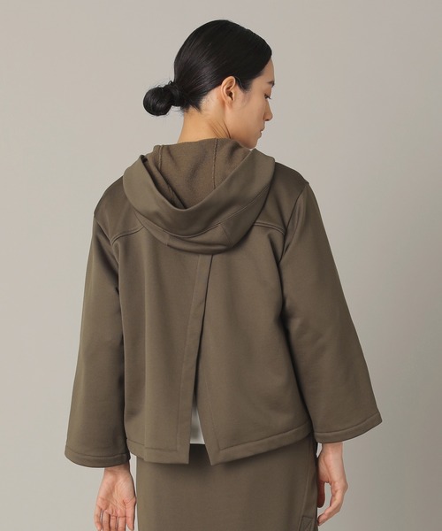 ZUCCa（ズッカ）の「Functionalスウェット / 羽織り / (O)（カーディガン/ボレロ・レディース・カーキ/ブラック/ホワイト・M size）」の5枚目の写真