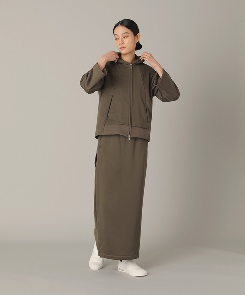 ZUCCa（ズッカ）の「Functionalスウェット / 羽織り / (O)（カーディガン/ボレロ・レディース・カーキ/ブラック/ホワイト・M size）」の6枚目の写真